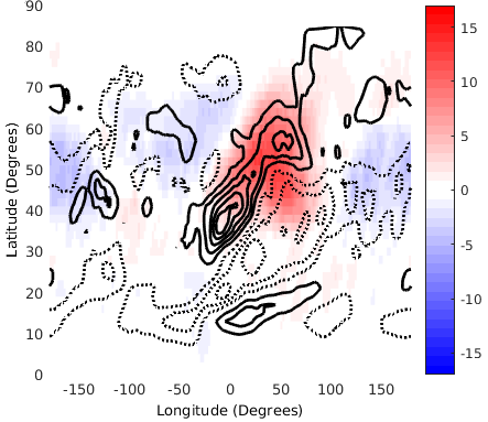 IMAGE OF THE GULF STREAM STORM TRACK IMPACT